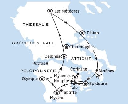 I-HEL-GRECE L'Odyssée classique MAP