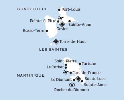 I-HEL-GUADELOUPE Combiné Antilles MAP