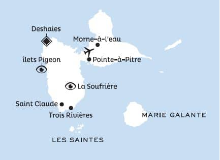 I-HEL-GUADELOUPE Echappée active en Guadeloupe MAP