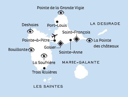 I-HEL-GUADELOUPE Echappée en Guadeloupe MAP
