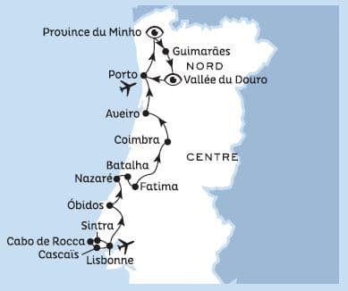 I-HEL-PORTUGAL Visages du Portugal MAP