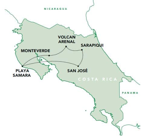 I-VID-COSTA RICA Les pistes du Costa Rica en 4x4 MAP