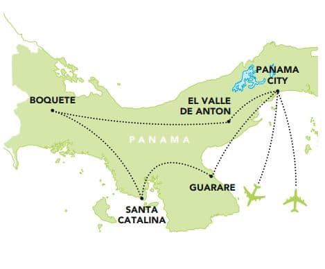 I-VID-PANAMA Les routes du Panama MAP
