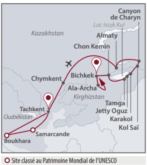 La grande traversée de l'Asie Centrale