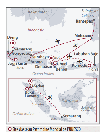 La palette Indonesienne