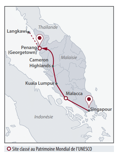 SINGAPOUR MALAISIE la péninsule étincelante