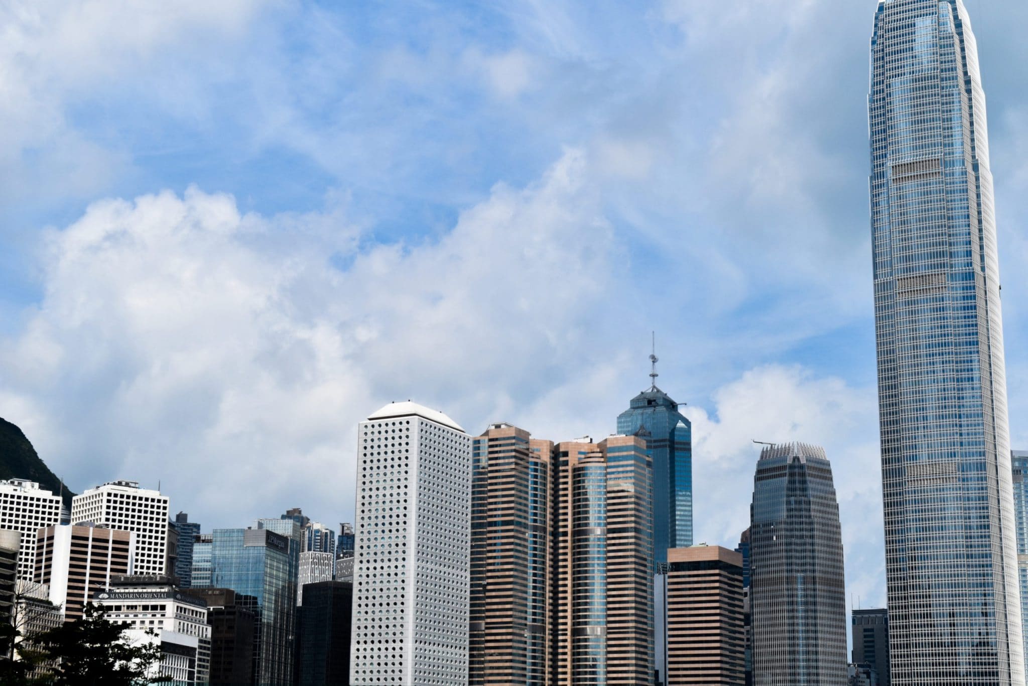 Vangabonds Wandering Hong Kong Cette vue de l'IFC donne une perspective de sa grandeur