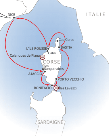 CORSE grand tour de Corse