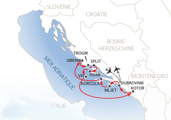 Croatie et Montenegro