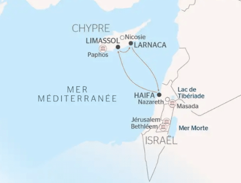 chypre et la terre sainte