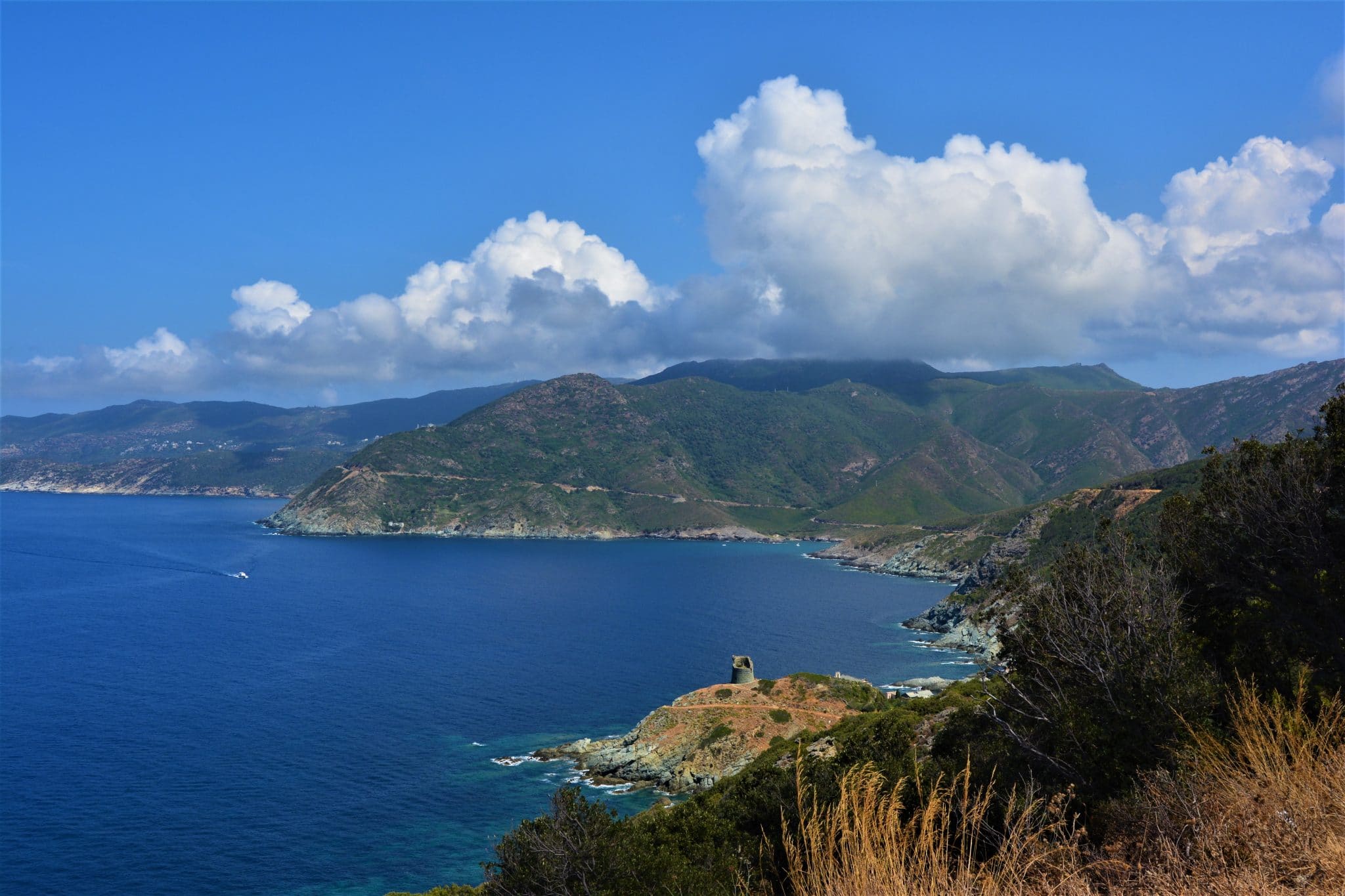 CAP CORSE Point de vue avec Erbalunga en contrebas