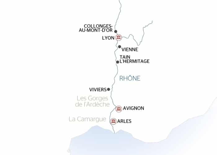 escales incontournables du Rhone